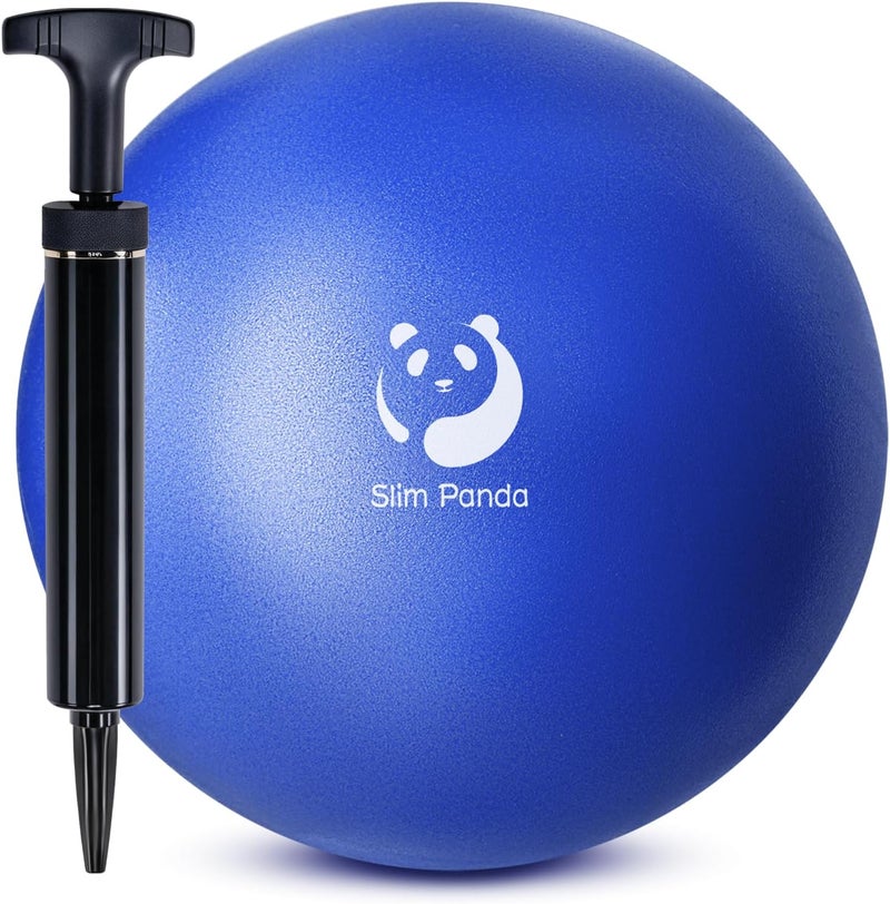Slim Panda Pilates Ball, 9 Inch Small Exercise Ball, Anti Burst Mini Yoga Ball for Stability, Workout, Barre, Core Strength, Physical Therapy, Balance, Stretching - Image 1